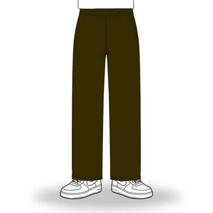 No Sauce Straight Leg Joggers Brown (3)
