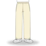 No Sauce Straight Leg Joggers Creme (3)