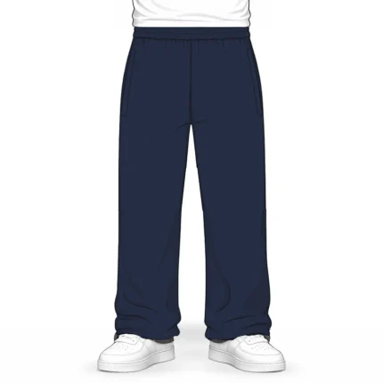 No Sauce Straight Leg Joggers Navy (4)