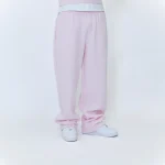 No Sauce Straight Leg Joggers Pink (1)