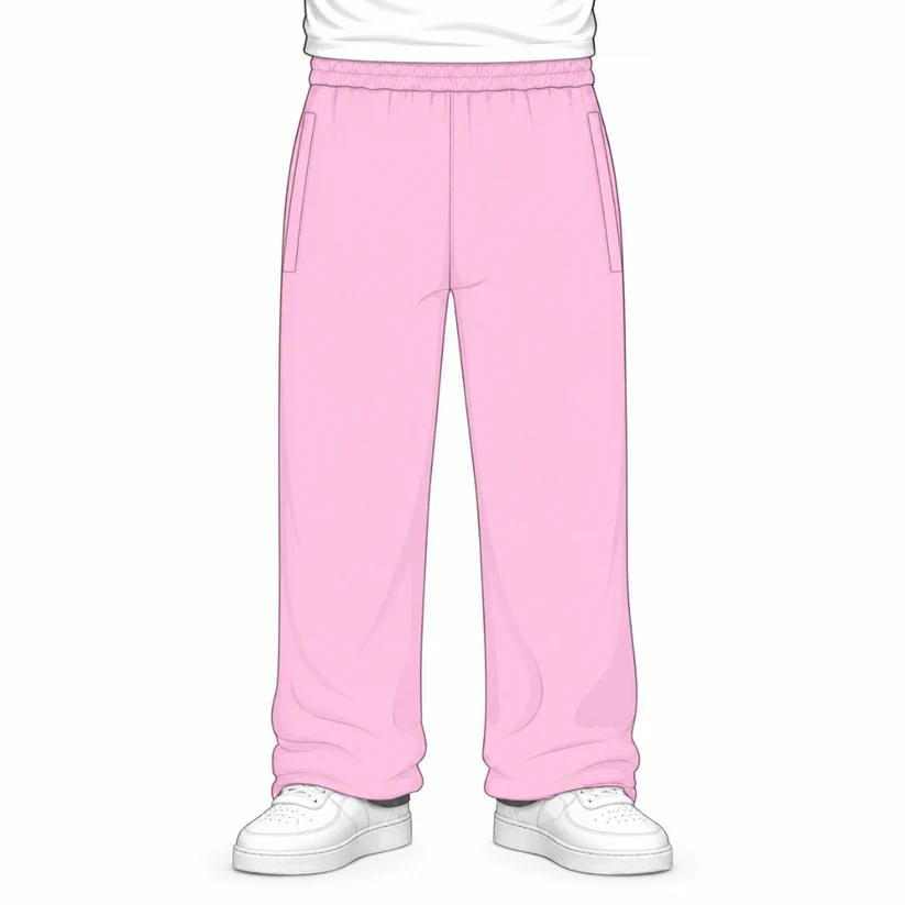No Sauce Straight Leg Joggers Pink (3) No Sauce Straight Leg Joggers Pink (3)