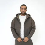 No Sauce Zippa Hoodie Mocha (2)