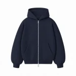 No Sauce Zippa Hoodie Navy (3)