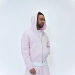 No Sauce Zippa Hoodie Pink (1)