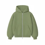 No Sauce Zippa Hoodie Pistachio (3)