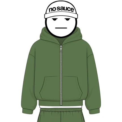 No Sauce Zippa Hoodie Pistachio (4)