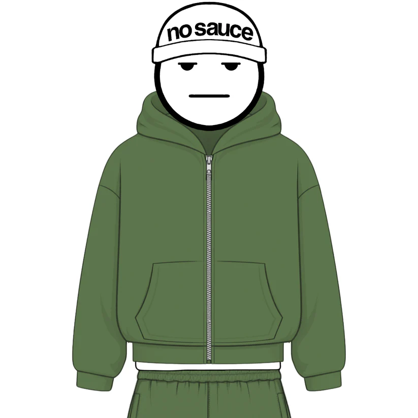 No Sauce Zippa Hoodie Pistachio (4) No Sauce Zippa Hoodie Pistachio (4)