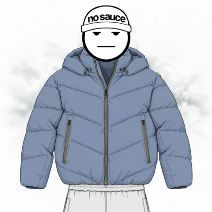 No Sauce Cloud Puffa’ Space Blue