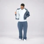 No Sauce Cloud Zippa’ Hoodie Space Blue (3)