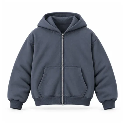 No Sauce Cloud Zippa’ Hoodie Space Blue (4)